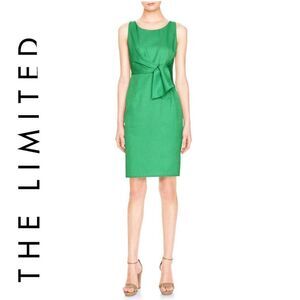 𝅺THE Limited green dress Sz 8